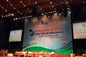Lễ trao giải Quốc gia Cuộc thi Olympic Tiếng Anh thông minh (OSE) lần thứ nhất, năm học 2016 - 2017